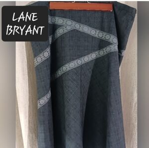 Lane Bryant PLUS western skirt Womens size 22 lined with lace details